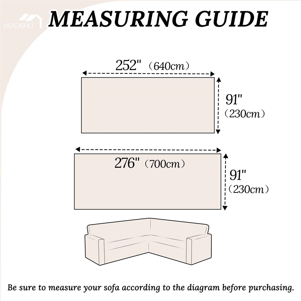 Sectional Couch Covers L Shape Corner Sofa Cover Blanket Jacquard Knitted U Shaped Sofa Slipcovers with Tassel Soft Washable Non Slip Pet Dog Furniture Protector