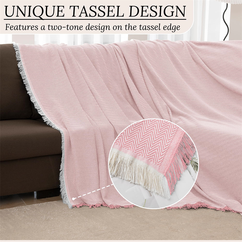 Sectional Couch Covers L Shape Corner Sofa Cover Blanket Jacquard Knitted U Shaped Sofa Slipcovers with Tassel Soft Washable Non Slip Pet Dog Furniture Protector