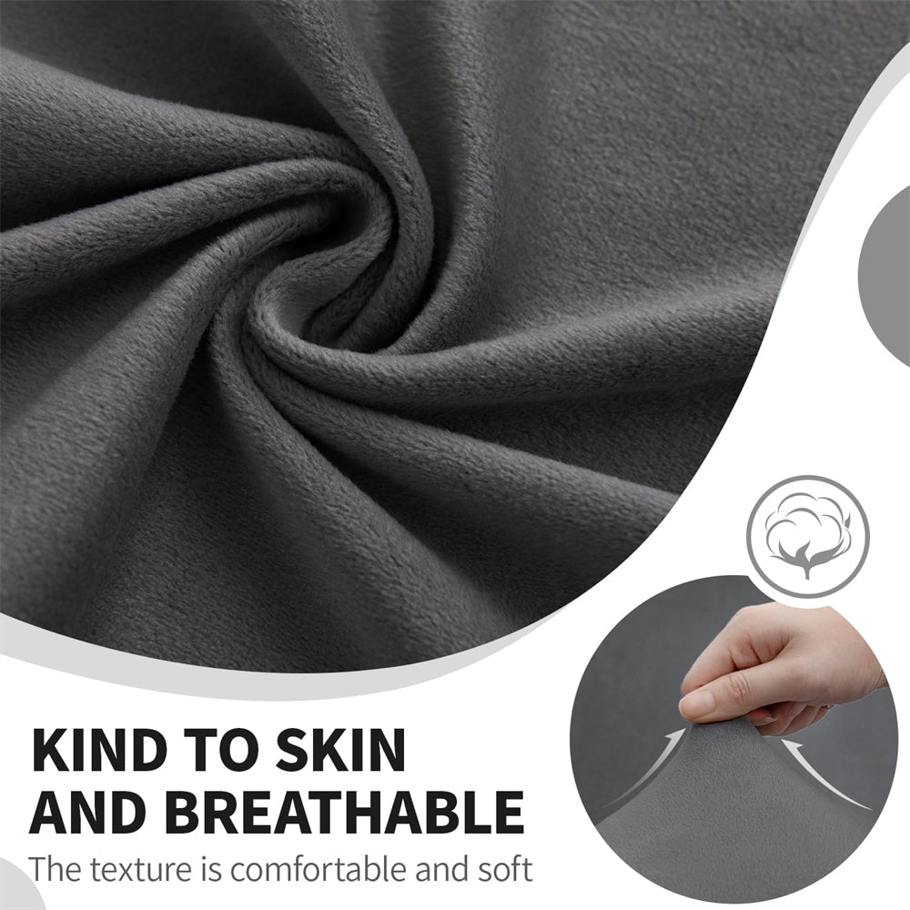 5-seat adjustable backrest combination sofa cover, velvet L-shaped combination sofa cover, washable elastic soft corner back sofa cover, with non-slip elastic band at the bottom.