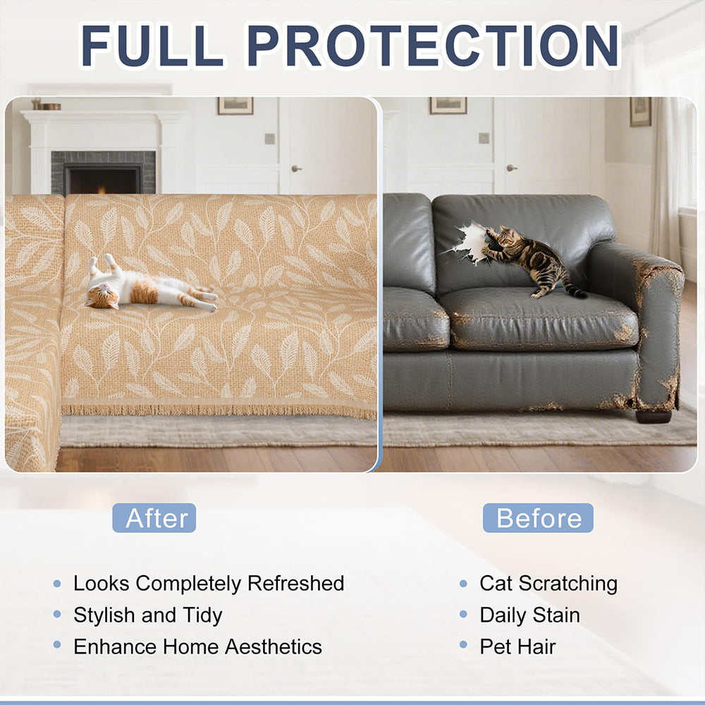 Sectional Couch Covers for Sectional Sofa 1OO% Waterproof L Shaped Couch Cover Blanket Dog Pet Friendly 2 pcs Chenille Washable L Shape Sofa Cover Protector