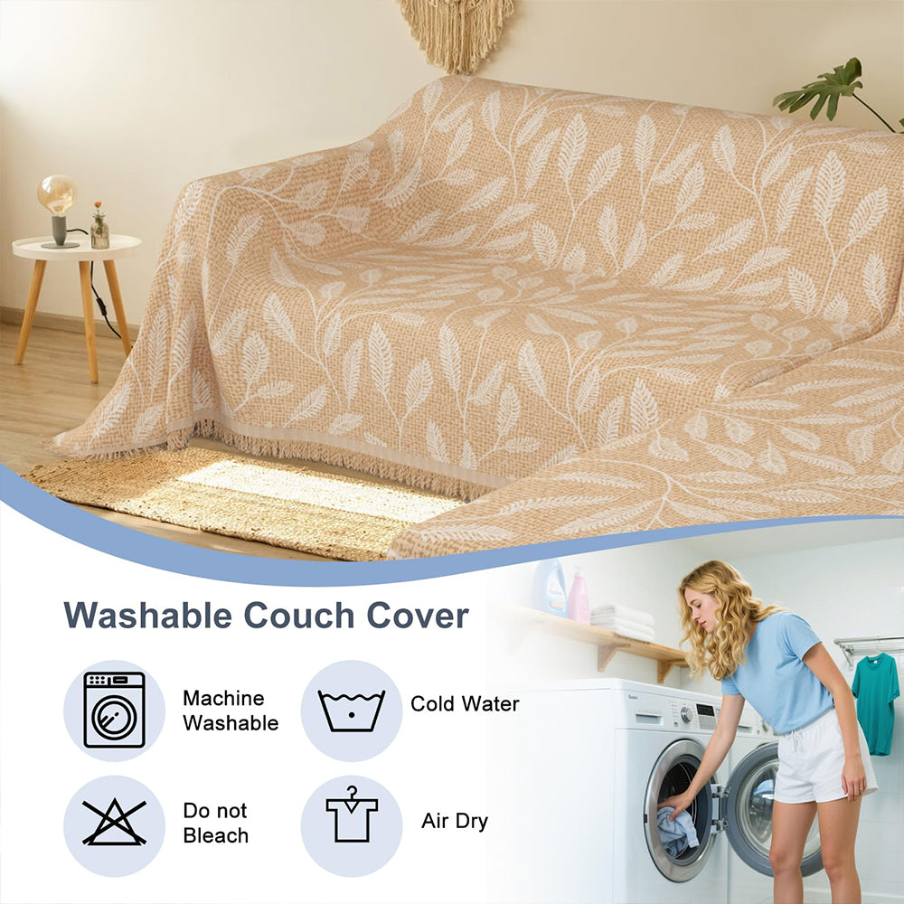 Sectional Couch Covers for Sectional Sofa 1OO% Waterproof L Shaped Couch Cover Blanket Dog Pet Friendly 2 pcs Chenille Washable L Shape Sofa Cover Protector
